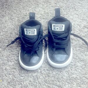 Infant Black Converse Sneakers